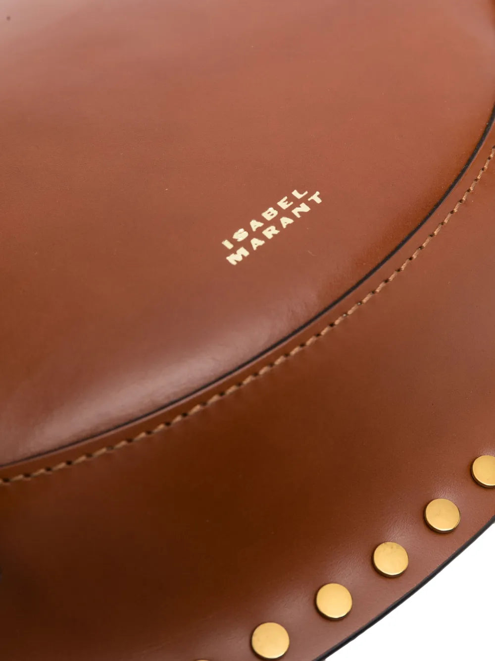 Isabel Marant Naoko Studded Leather Shoulder Bag — Same as shown — Size One Size — Top View