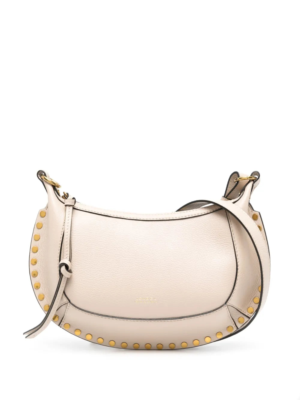 Isabel Marant Oskan Moon Leather Shoulder Bag — Same as shown — Size One Size — Front View