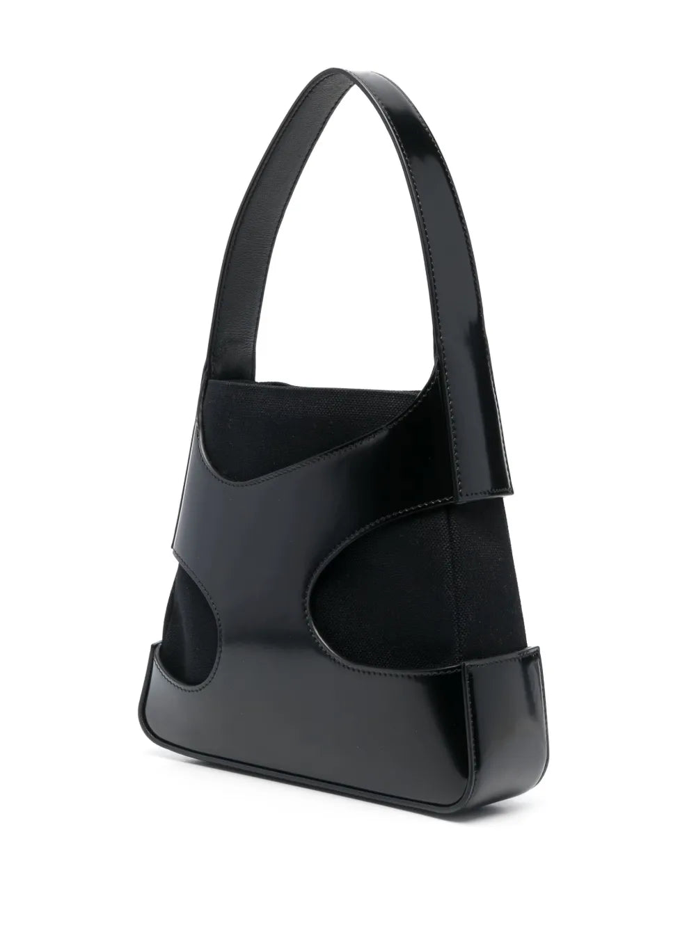 Ferragamo Cut Out Leather Shoulder Bag — Same as shown — Size One Size — Back View