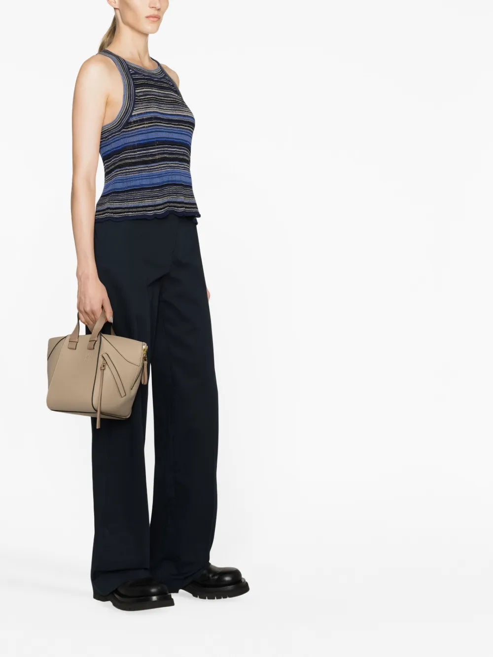 Loewe Hammock Grained Shoulder Bag — Same as shown — Size One Size — Side View