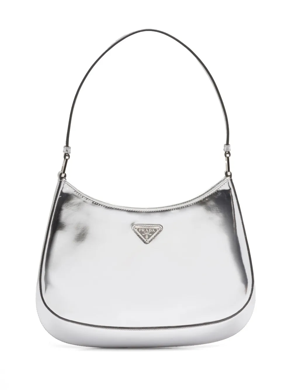 Prada Cleo Leather Shoulder Bag — Same as shown — Size One Size — Front View