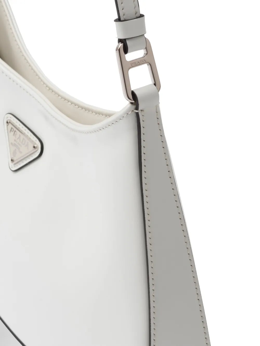 Prada Cleo Leather Shoulder Bag — Same as shown — Size One Size — Detail View