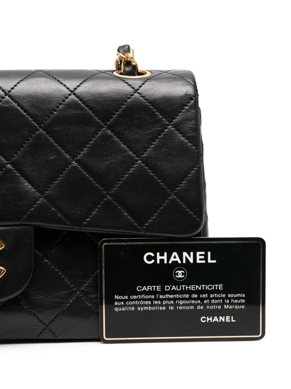 Chanel Pre Owned 1989 1991 Small Double Flap Shoulder Bag — Same as shown — Size One Size — Lifestyle View