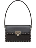 Valentino Garavani Rockstud23 Leather Shoulder Bag — Same as shown — Size One Size — Front View