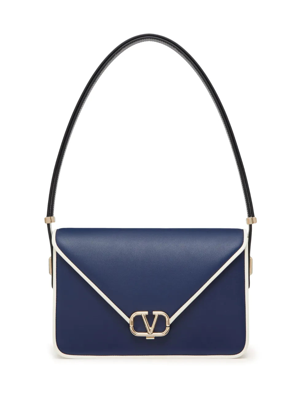Valentino Garavani Letter Leather Shoulder Bag — Same as shown — Size One Size — Front View