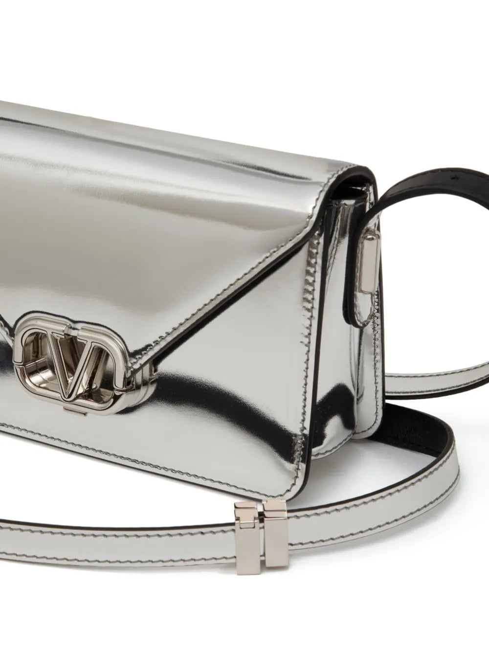 Valentino Garavani Small Letter Mirrored Shoulder Bag — Same as shown — Size One Size — Detail View