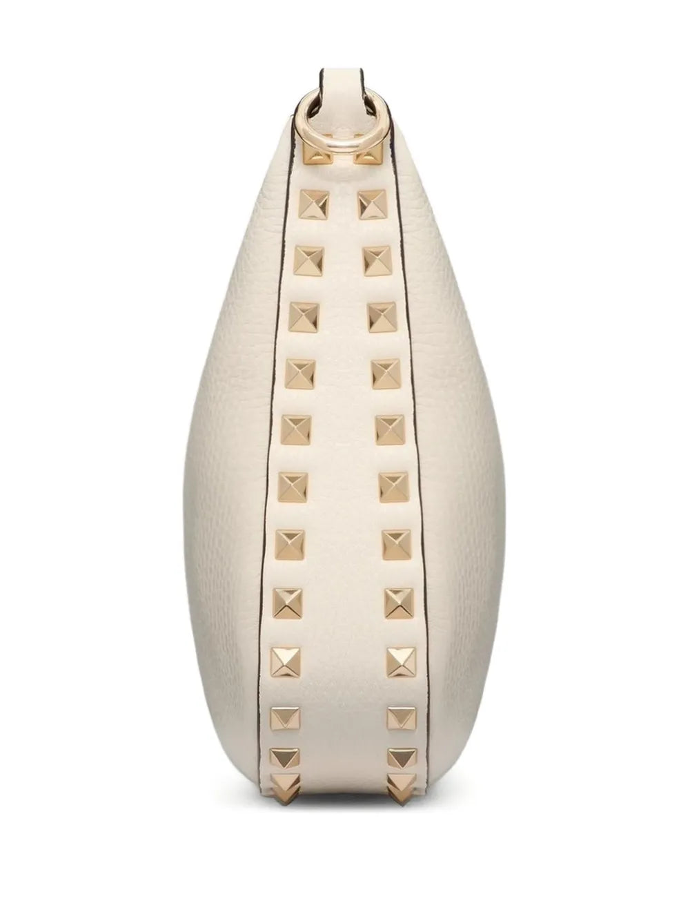 Valentino Garavani Small Rockstud Leather Shoulder Bag — Same as shown — Size One Size — Side View