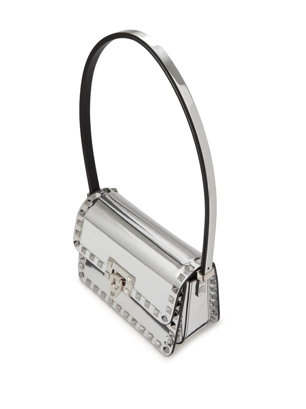 Valentino Garavani Small Rockstud23 Mirrored Shoulder Bag — Same as shown — Size One Size — Lifestyle View