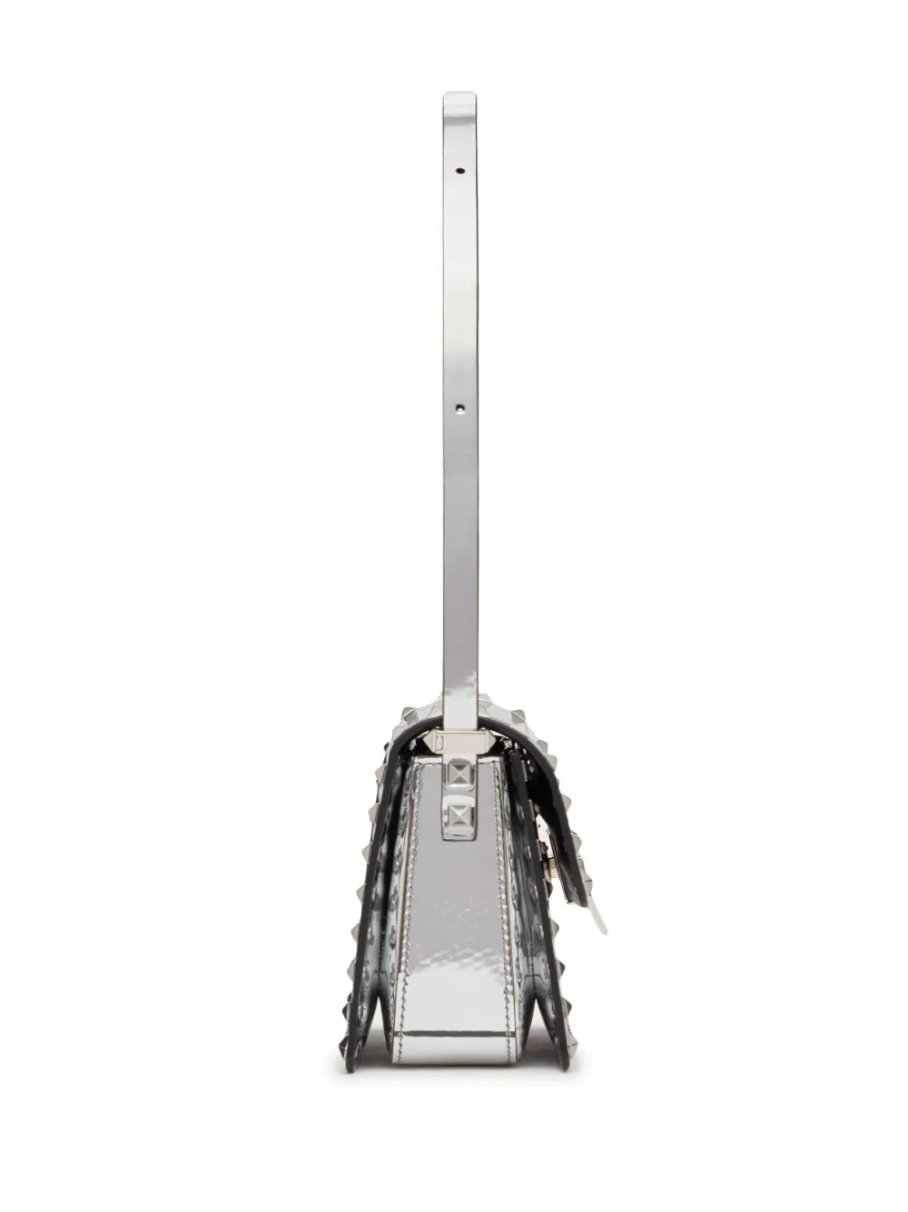 Valentino Garavani Small Rockstud23 Mirrored Shoulder Bag — Same as shown — Size One Size — Detail View