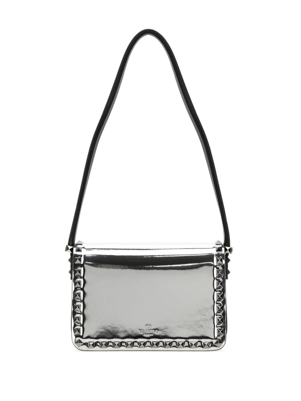 Valentino Garavani Small Rockstud23 Mirrored Shoulder Bag — Same as shown — Size One Size — Side View