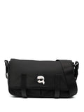 Karl Lagerfeld Ikonik Karl Patch Shoulder Bag — Same as shown — Size One Size — Front View