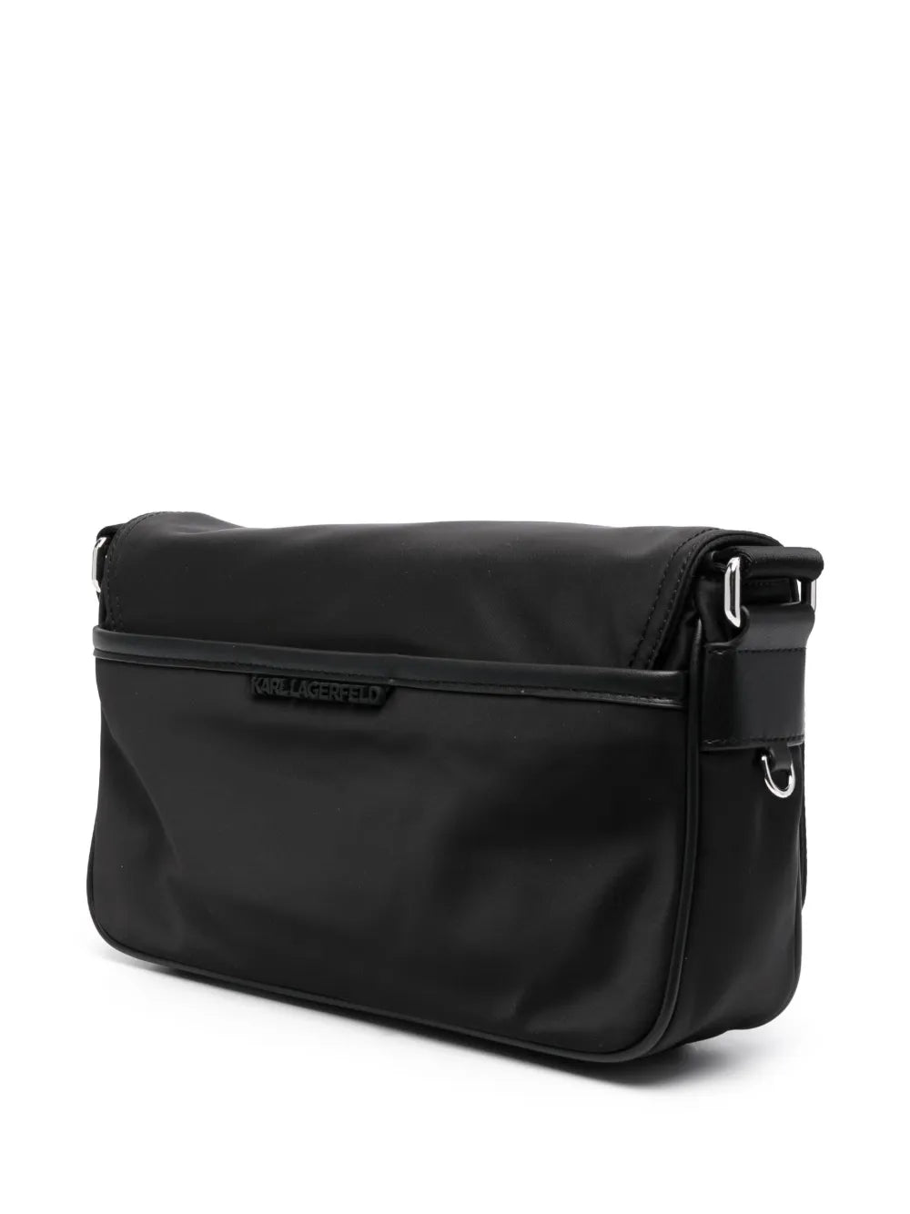 Karl Lagerfeld Ikonik Karl Patch Shoulder Bag — Same as shown — Size One Size — Back View