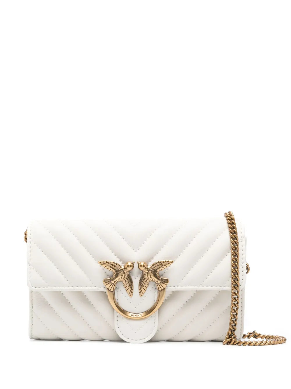 Pinko Love One Quilted Shoulder Bag — Same as shown — Size One Size — Front View