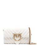 Pinko Love One Quilted Shoulder Bag — Same as shown — Size One Size — Front View