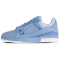 Louis Vuitton Trainer Low 'Blue' — UK 1 — Front View