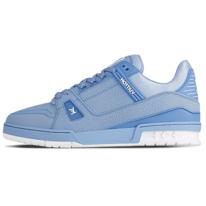 Louis Vuitton Trainer Low 'Blue' — UK 1 — Front View