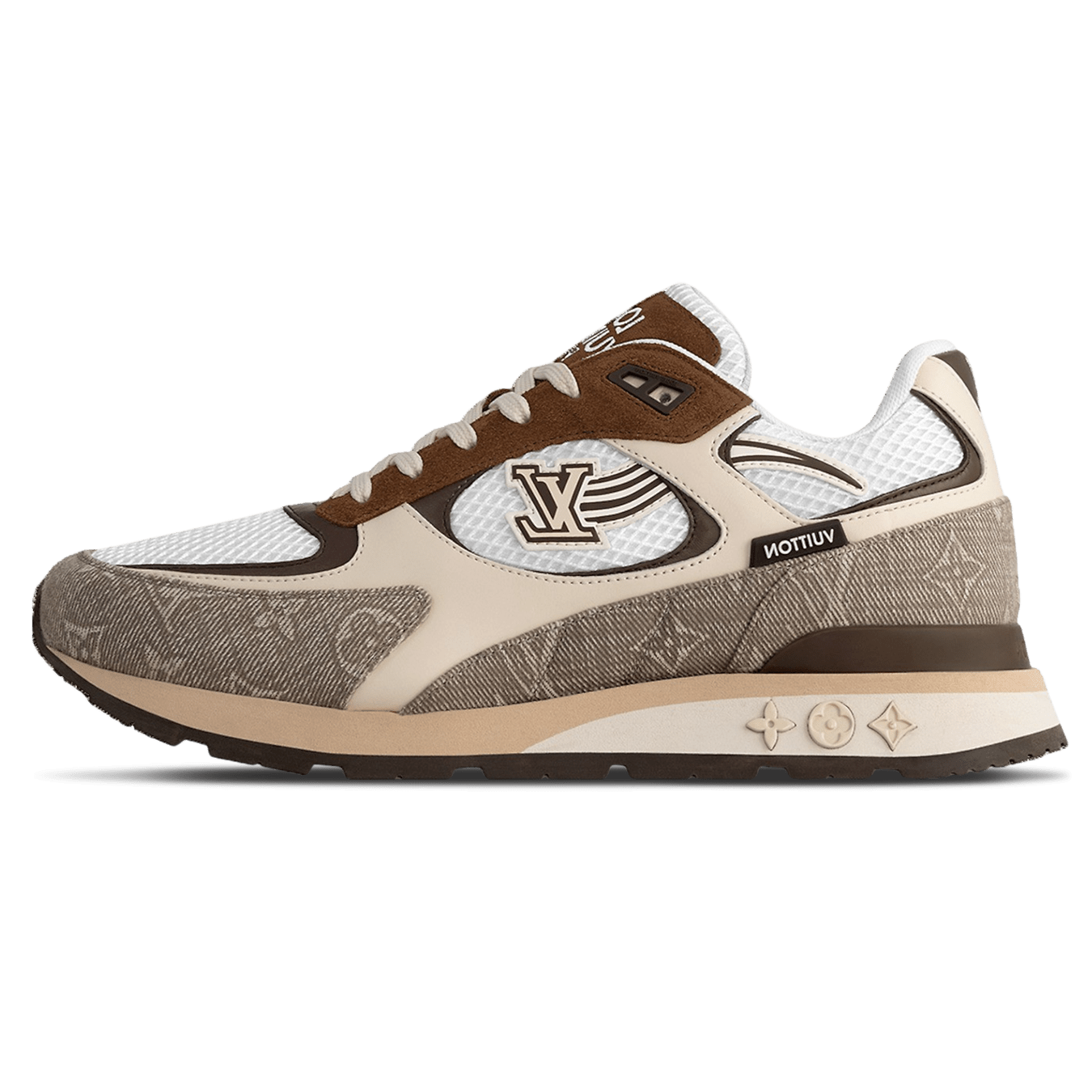 Louis Vuitton Run Away Trainer 'Mocha Tan' — UK 1 — Front View