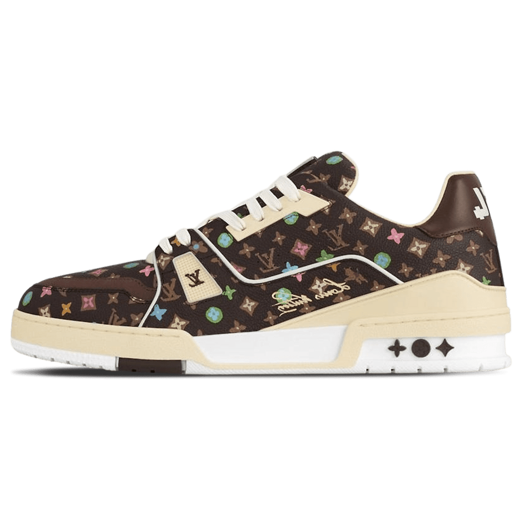 Louis Vuitton x Tyler The Creator Trainer 'Mocha Multi-Colour' — UK 1 — Front View