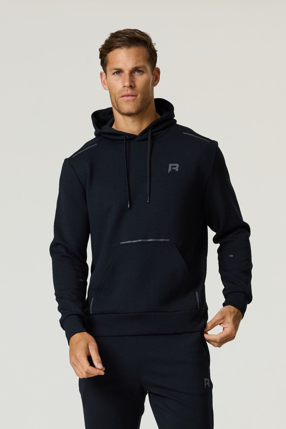 Reprimo Motion Hoodie 'Black' — XS — Front View