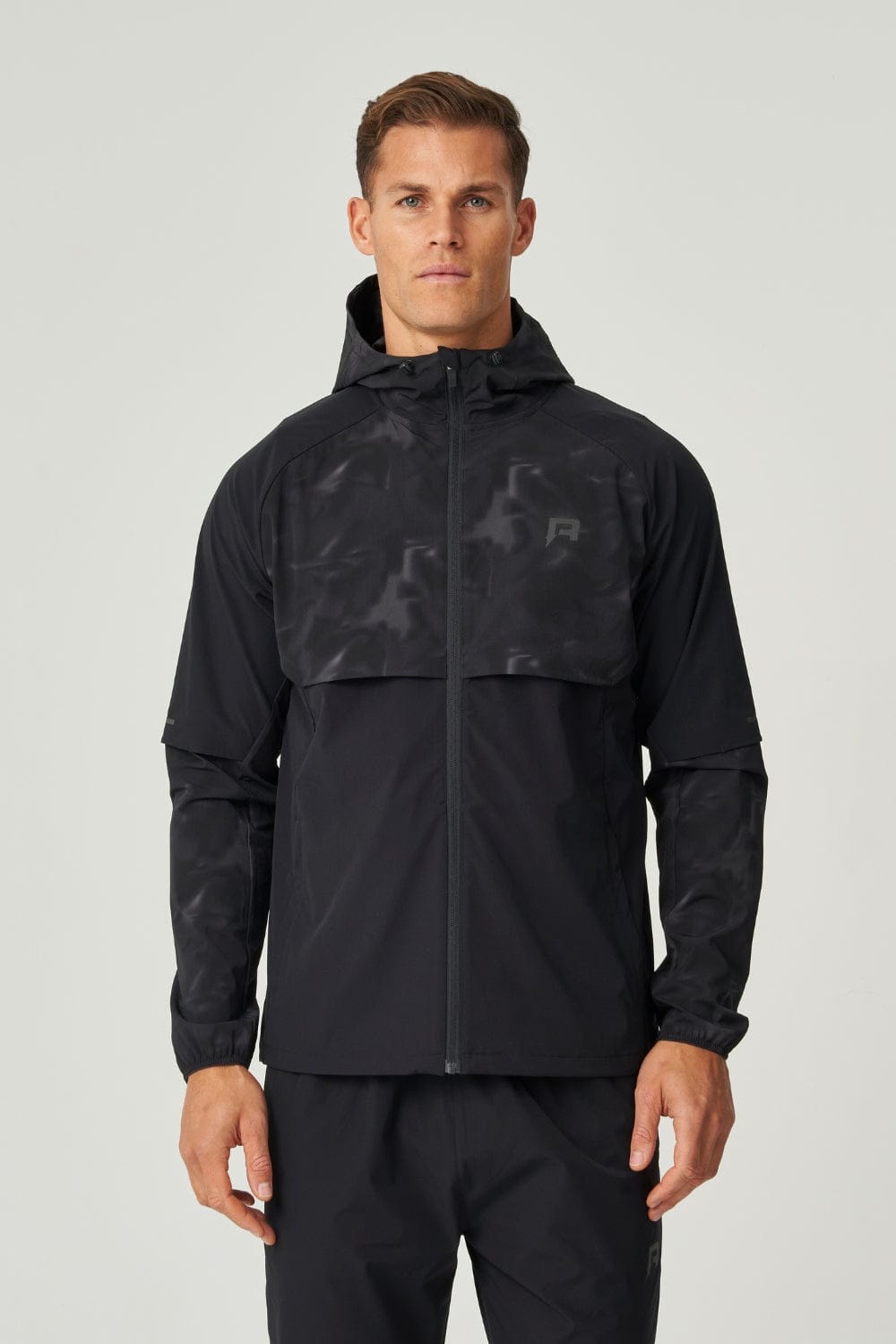 Reprimo Aurora Windbreaker 'Black Aura' — XS — Front View