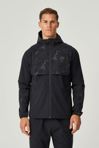 Reprimo Aurora Windbreaker 'Black Aura' — XS — Front View