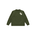 Cardair CD Logo Knit Sweater - Olive — S — Front View