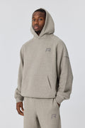 Reprimo Collective Hoodie 'Grey' — XS — Front View