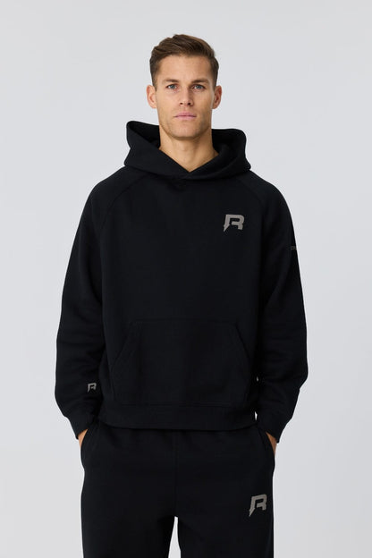 Reprimo Collective Hoodie 'Black' — XS — Front View
