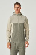 Reprimo Flight Windbreaker 'Khaki Sand' — XS — Front View