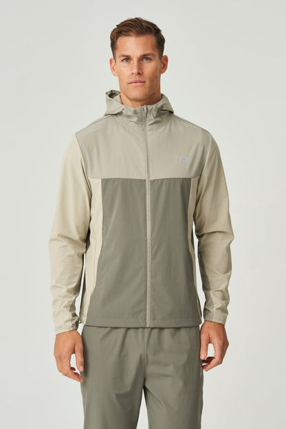 Reprimo Flight Windbreaker 'Khaki Sand' — XS — Front View