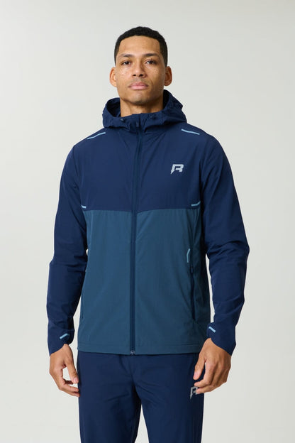 Reprimo Xcelerate Windbreaker 'Navy Marine' — S — Front View