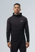 Reprimo Axis Half Zip Hoodie 'Black' — XS — Front View