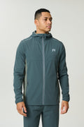 Reprimo Clima Shell Jacket 'Dark Moss Khaki' — XS — Front View