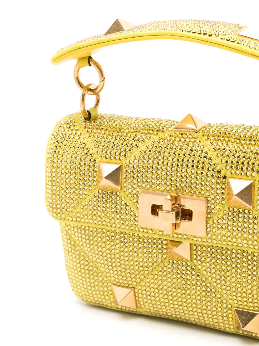 Valentino Garavani Small Roman Stud Shoulder Bag — Same as shown — Size One Size — Top View