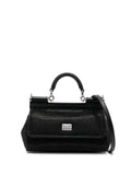 Dolce Gabbana Small Sicily Rhinestone Embellished Shoulder Bag — Same as shown — Size One Size — Front View