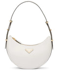 Prada Arque Leather Shoulder Bag — Same as shown — Size One Size — Front View