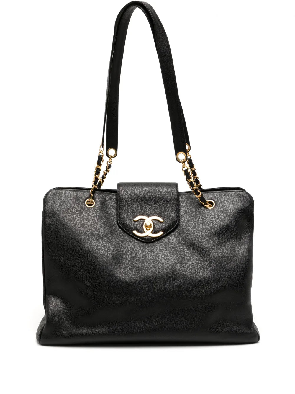 Chanel Pre Owned 1997 Jumbo Supermodel Shoulder Bag — Same as shown — Size One Size — Front View