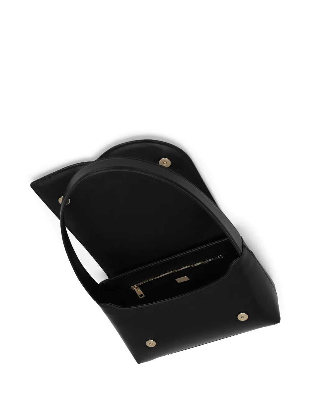Dolce Gabbana Logo Embossed Leather Shoulder Bag — Same as shown — Size One Size — Detail View