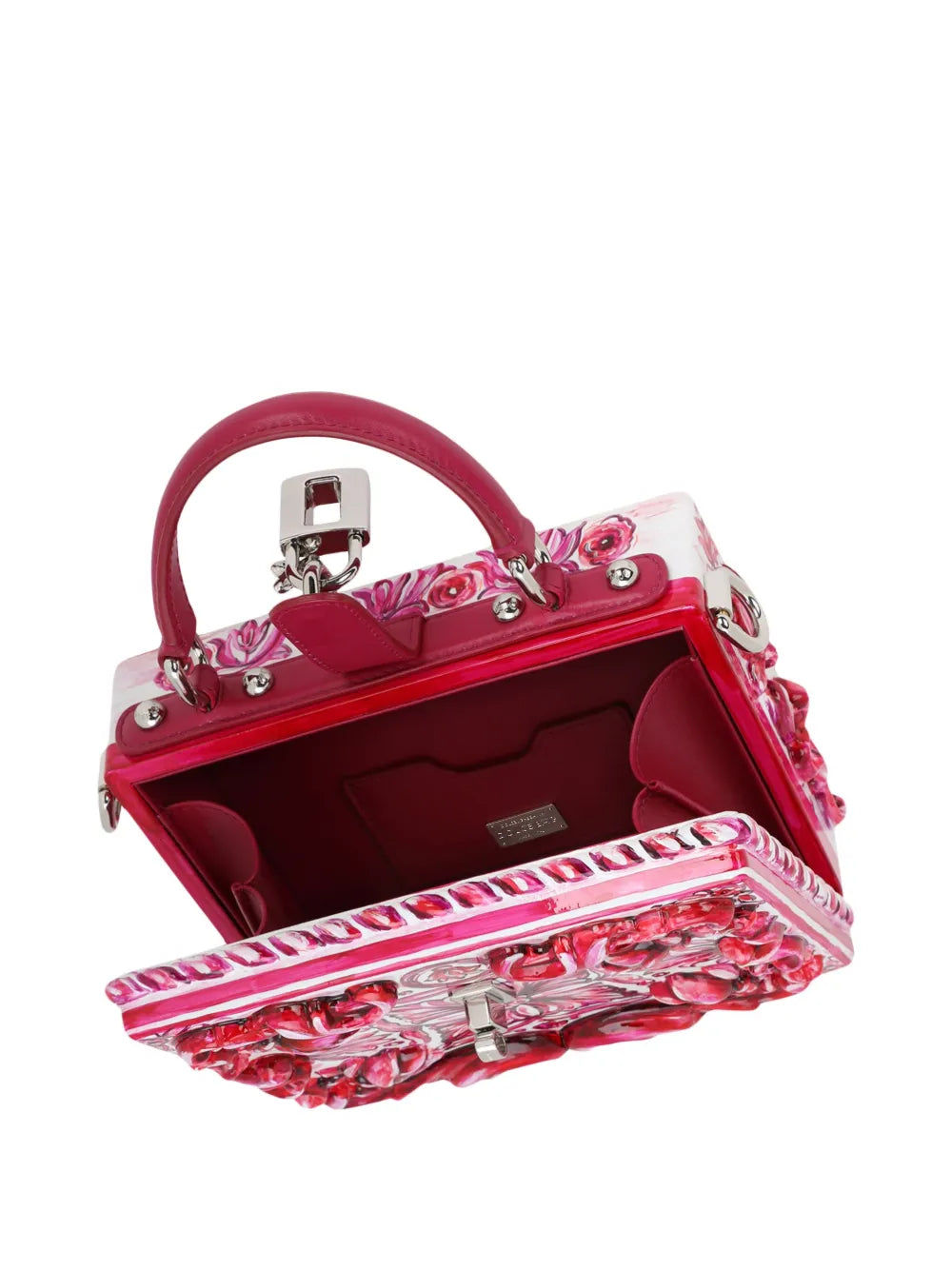 Dolce Gabbana Dolce Box Majolica Print Shoulder Bag — Same as shown — Size One Size — Detail View