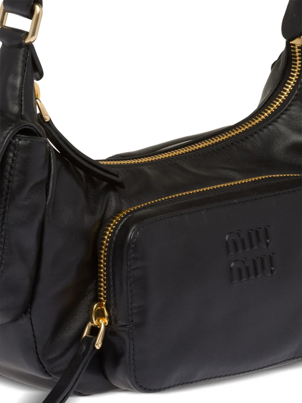 Miu Miu Leather Shoulder Bag — Same as shown — Size One Size — Lifestyle View