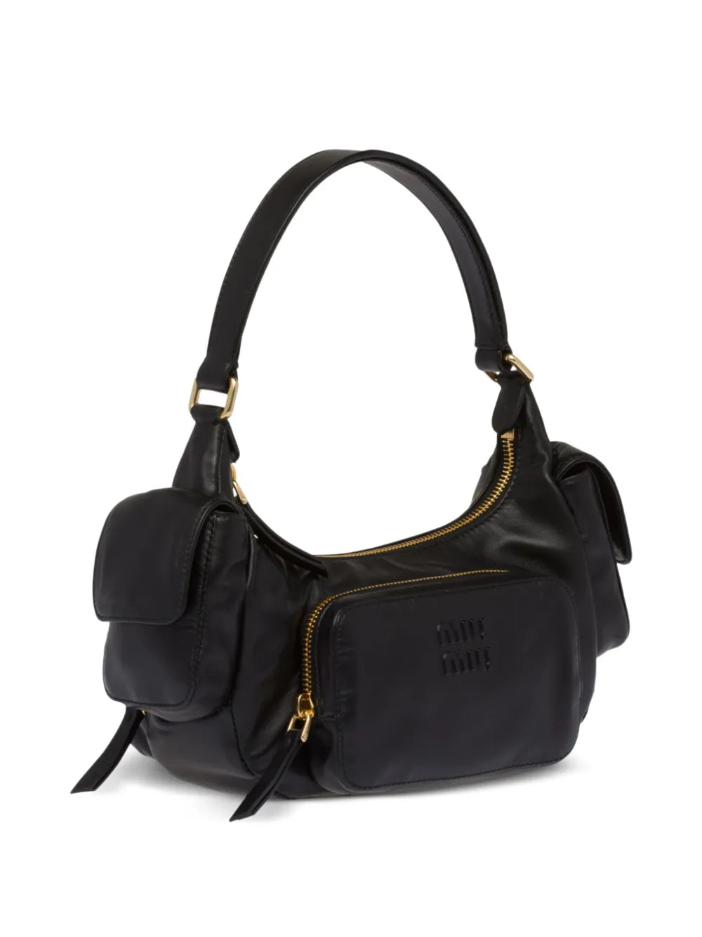 Miu Miu Leather Shoulder Bag — Same as shown — Size One Size — Detail View