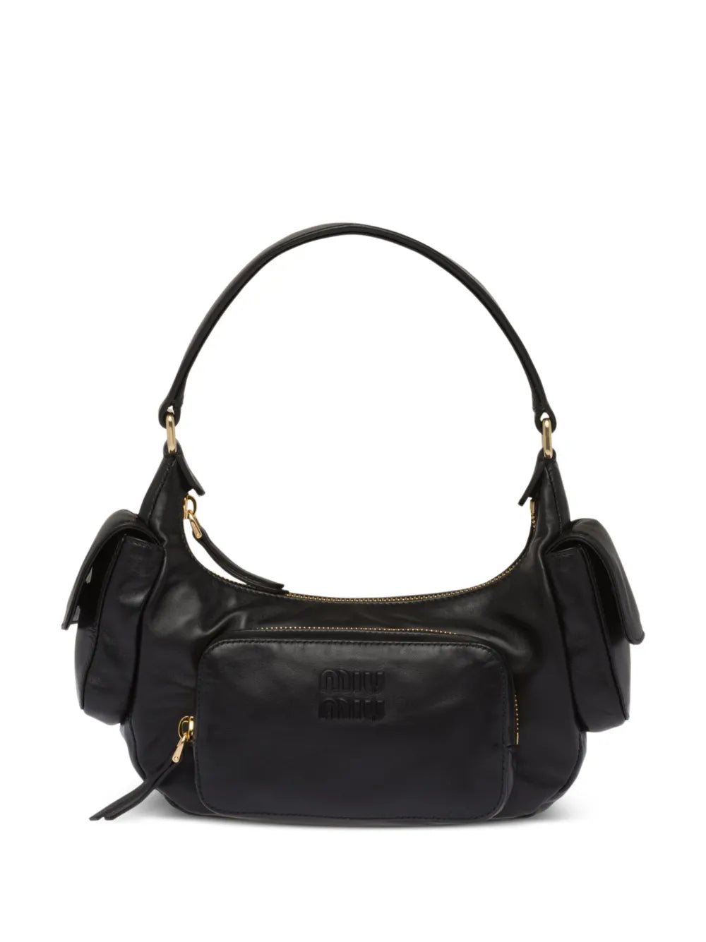 Miu Miu Leather Shoulder Bag — Same as shown — Size One Size — Front View