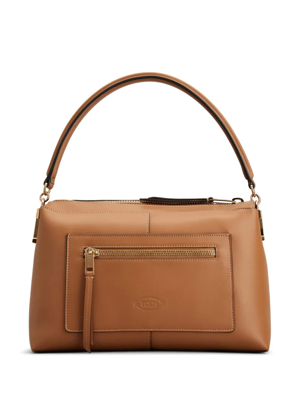 Tods Small T Case Boston Leather Shoulder Bag — Same as shown — Size One Size — Side View