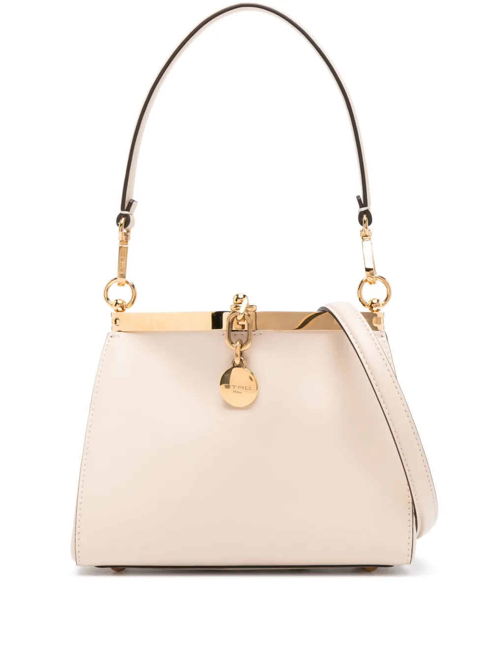 Etro Vela Leather Shoulder Bag — Same as shown — Size One Size — Front View