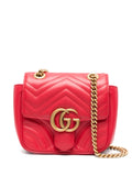 Gucci Mini Gg Marmont Shoulder Bag — Same as shown — Size One Size — Front View