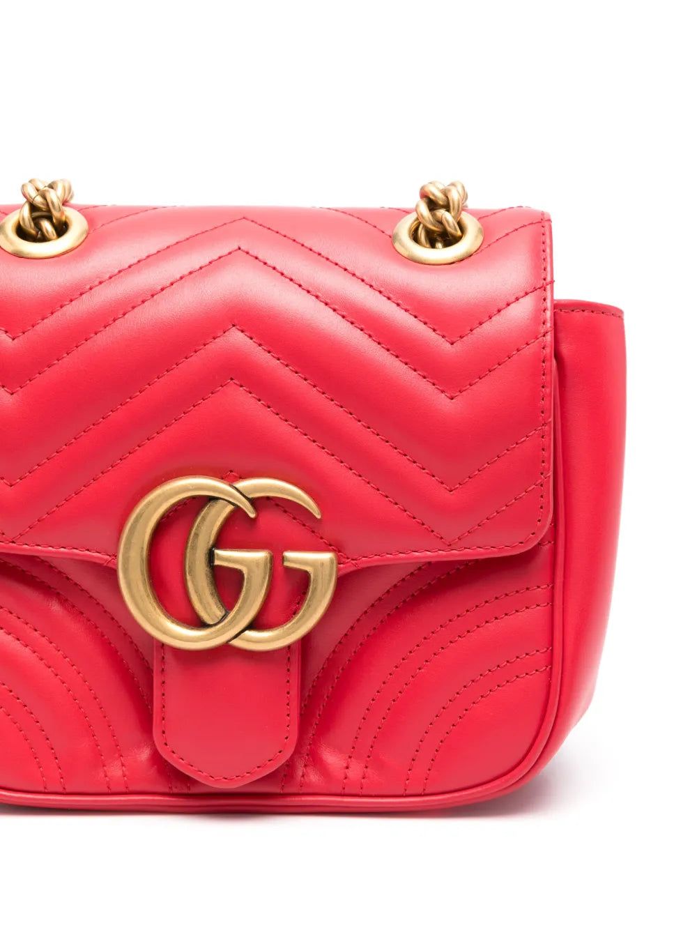 Gucci Mini Gg Marmont Shoulder Bag — Same as shown — Size One Size — Top View