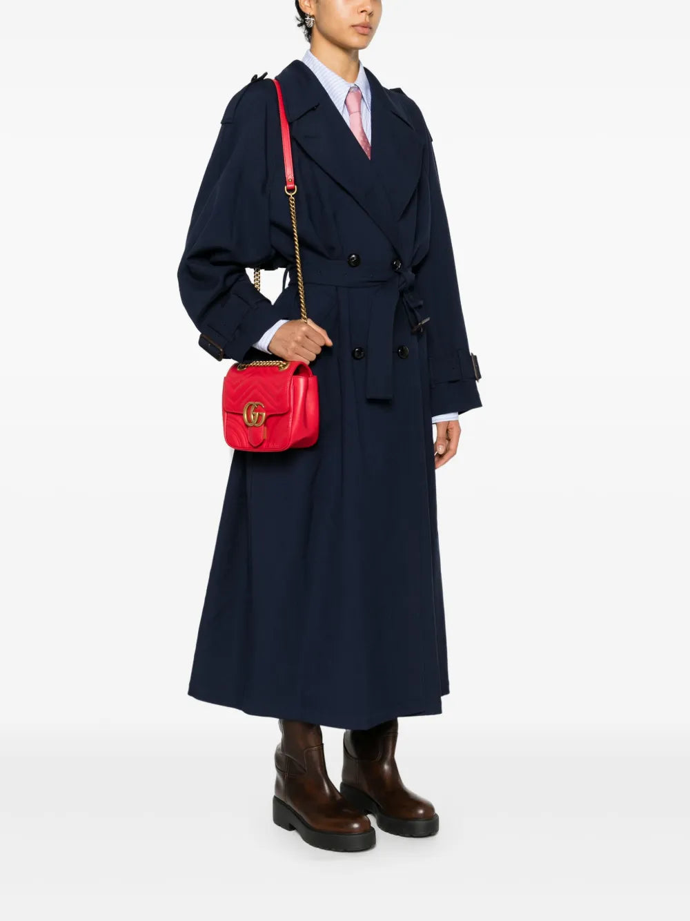 Gucci Mini Gg Marmont Shoulder Bag — Same as shown — Size One Size — Side View