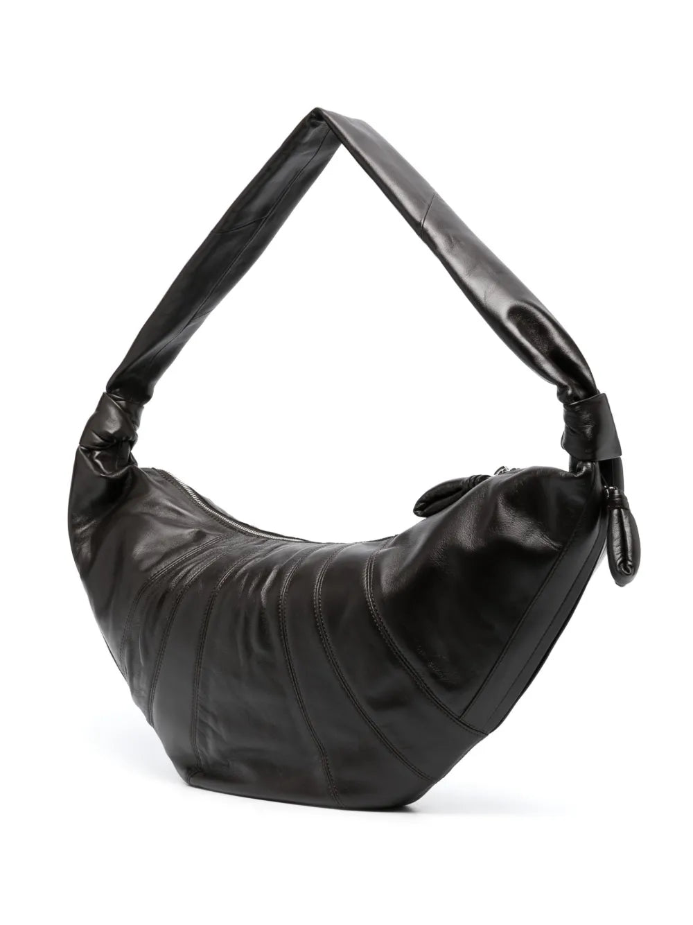 Lemaire Large Croissant Leather Shoulder Bag — Same as shown — Size One Size — Back View