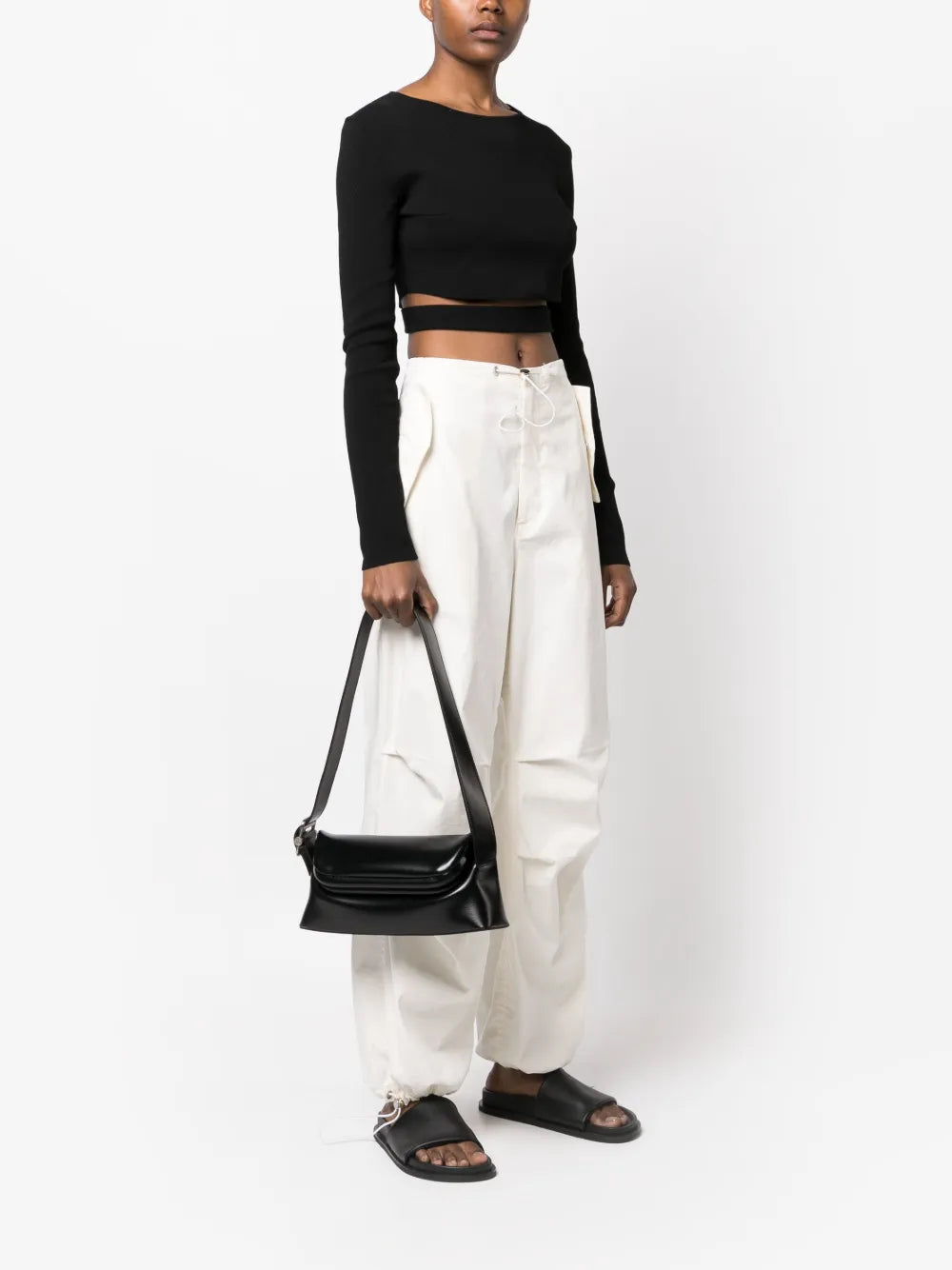 Osoi Folder Brot Leather Shoulder Bag — Same as shown — Size One Size — Side View