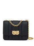 Ferragamo Medium Gancini Leather Shoulder Bag — Same as shown — Size One Size — Front View
